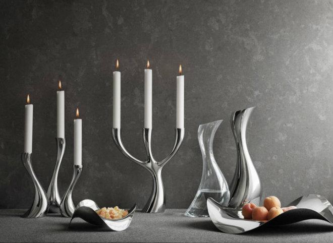 Georg Jensen Cobra Candelaber