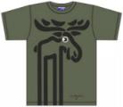 Bo Bendixen T-Shirt "Elch" - army Bo Bendixen T-Shirt Elch army
