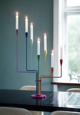 Piet Hein Kerzenständer Tisch farbig Großer Bär