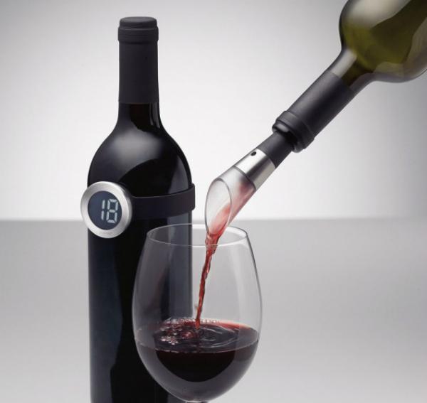 Menu Vignon Dekantierausgiesser und Weinthermometer 2-teilig