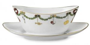 Royal Copenhagen Star Fluted Christmas Sauciere