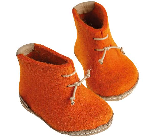 Glerups-Modell-GK-Kinderfilzstiefel-orange