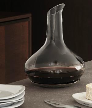 Georg Jensen Sky Weinkaraffe m. Untersetzer 0,75 l