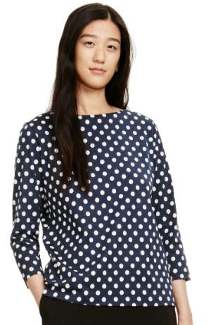 Marimekko Pallo Ilma T-Shirt blau weiß