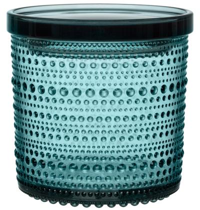 Iittala-Kastehelmi-Dose-Hoehe-11-4-cm-Seeblau