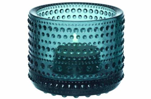 Iittala-Kastehelmi-Teelichtleuchter-Seeblau