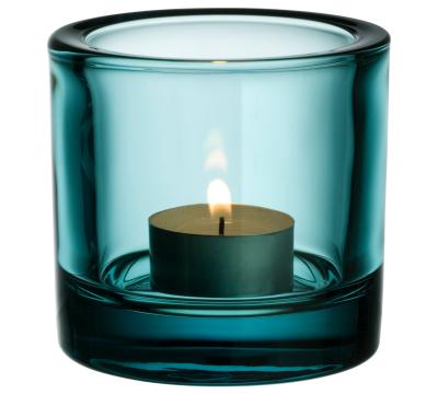 Iittala-Kivi-Teelichtleuchter-Seeblau