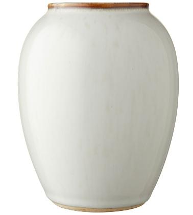 Bitz-Steingut-Vase-Hoehe-12-5-cm-creme