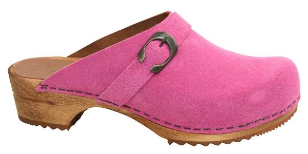 Sanita-Damen-Clogs-Holz-Hedi-offen-pink