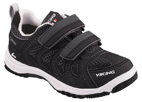 Viking Footwear Unisex Kinder Sneaker Cascade II GTX farbige Sohle schwarz