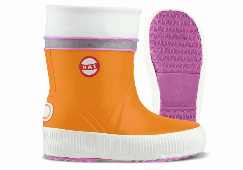 Nokian Footwear Kinder Gummistiefel Hai orange pink