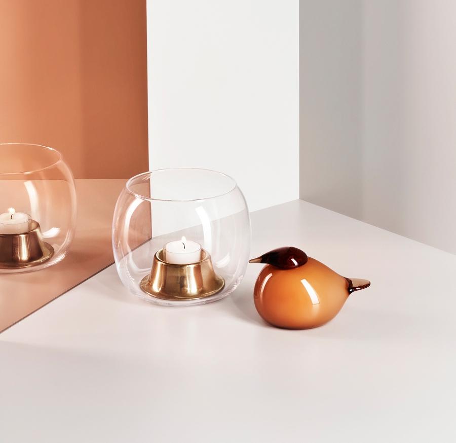 Iittala Kaasa Laterne klar rosegold