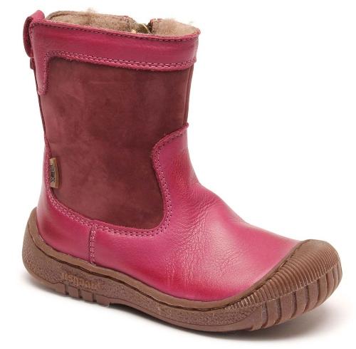 Bisgaard Maedchen Kinder Stiefel mit Tex Lammfell Reissverschluss Feiya fuchsia kinderstiefel