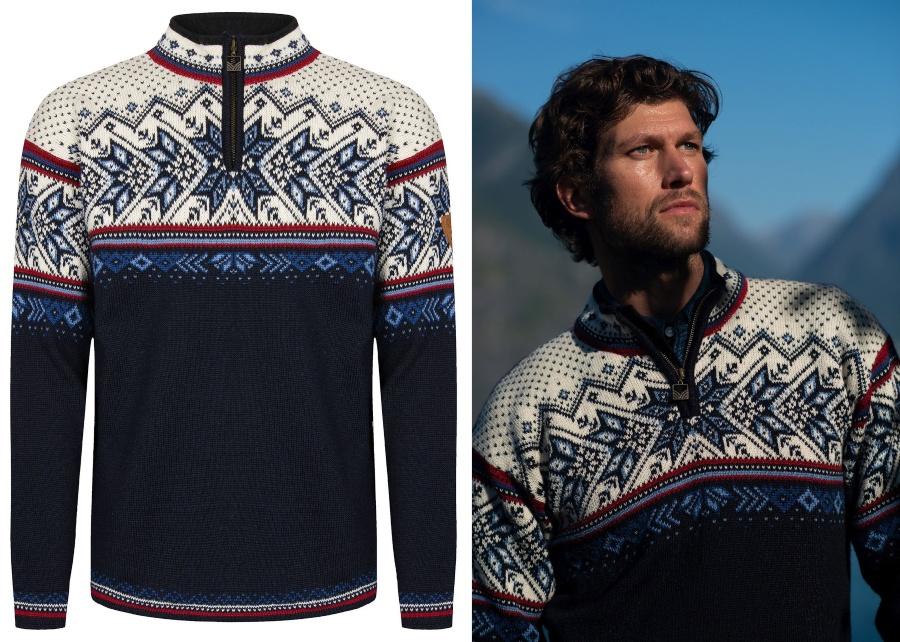 Dale of Norway Herren Pullover mit Kragen Vail