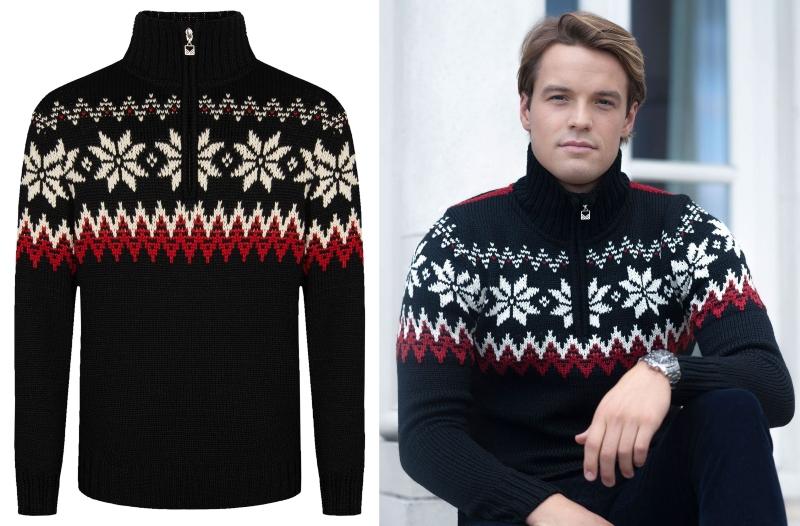 Dale of Norway Herren Merino Pullover mit Kragen Myking