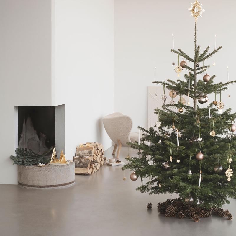 Georg Jensen Weihnachten 2020 Mobile Eisblume gold scandi-weihnachten