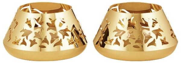 Georg-Jensen-Weihnachten-2020-Teelichtleuchter-2-Stk-Eisblume-gold