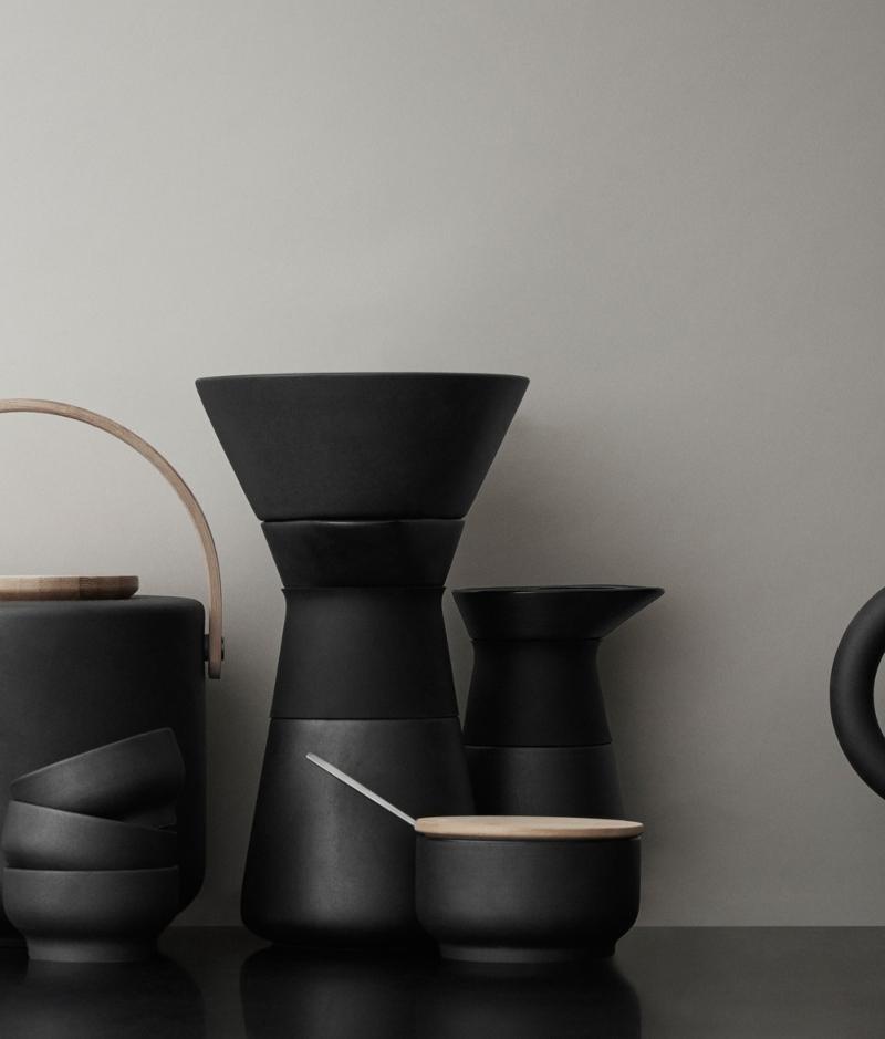 Stelton Theo Zuckerdose schwarz