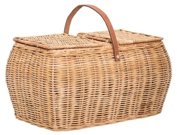 Bloomingville-Korb-mit-Deckel-Griff-Rattan-Hoehe-26-cm-Laenge-44-cm-natur