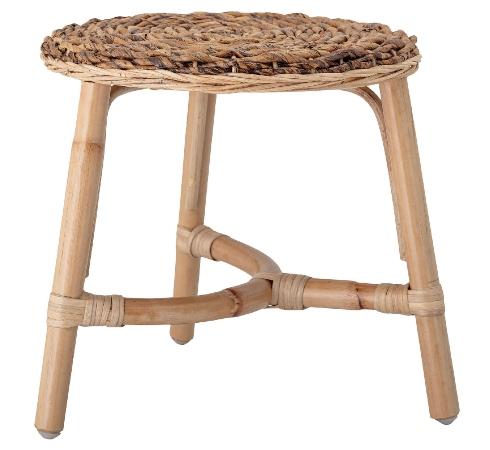 Bloomingville Kinderhocker Sitzflaeche Rattan Bananenpalmenholz