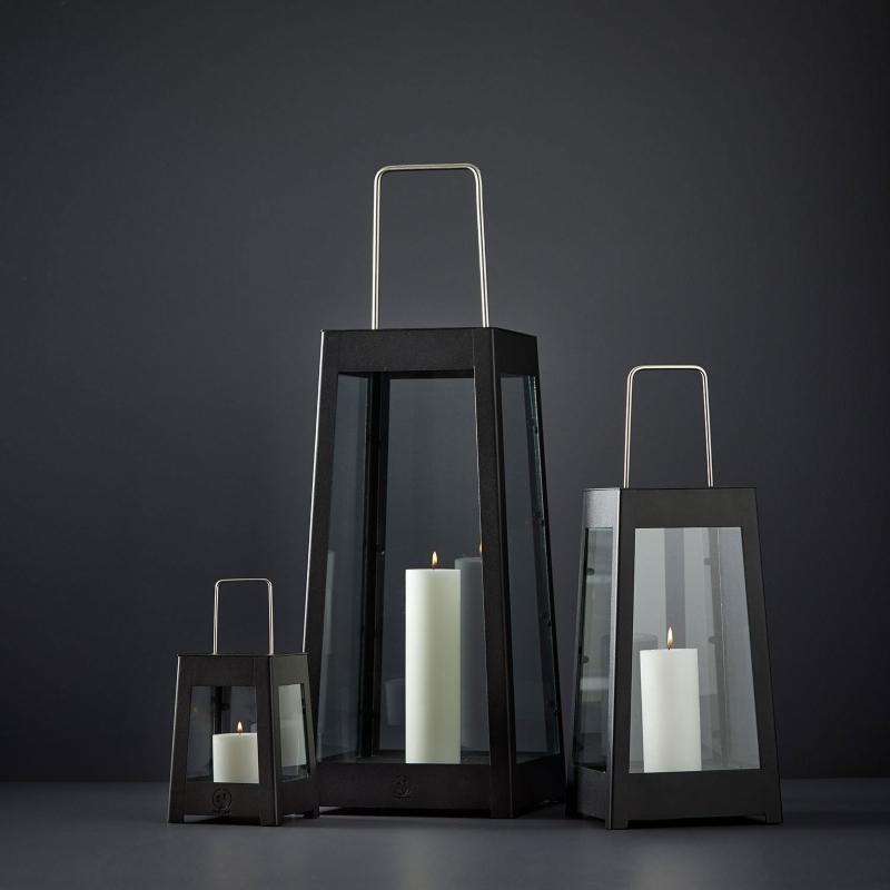 Morso Faro Laterne schwarz