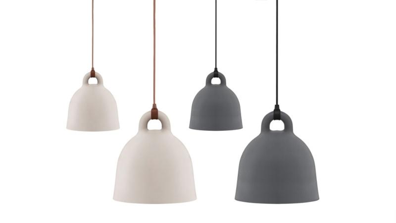 Normann Copenhagen Bell Pendelleuchte 42 cm grau