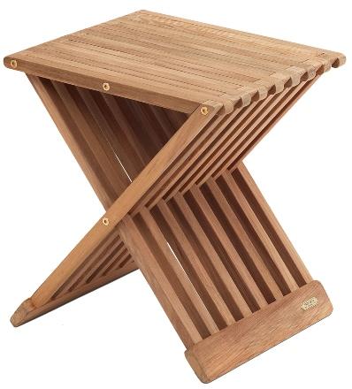 Skagerak Fionia Hocker zusammenklappbar Teak