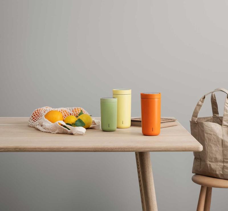 Stelton To Go Click Becher doppelwandig 0,4 l orange