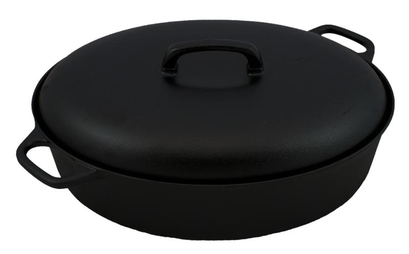 Gense Le Gourmet Bräter oval. m. Gusseisendeckel 5 l