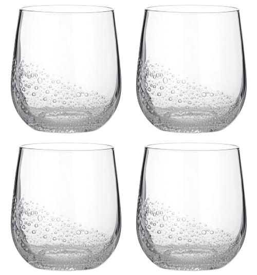 Broste Copenhagen Bubble Glas 0,35 l 4 Stk