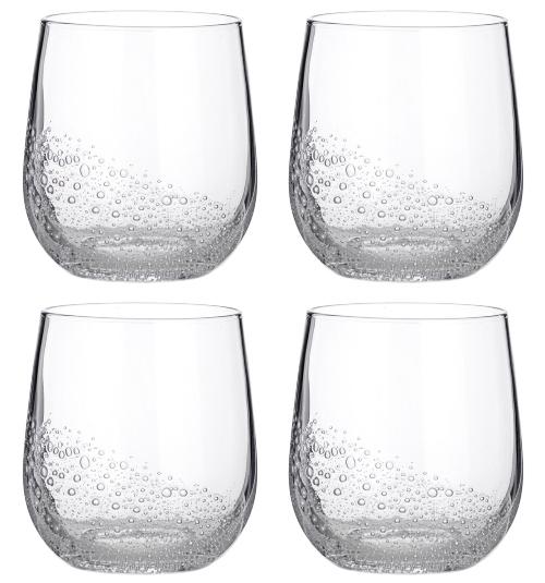 Broste Copenhagen Bubble Glas 0,35 l 4 Stk