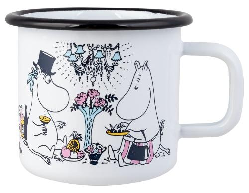 Muurla Mumin Date Night Becher Emaille 0,37 l