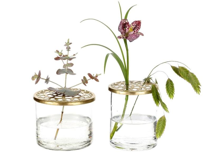 Villa Collection Vase Kastanje Set 2 Stk