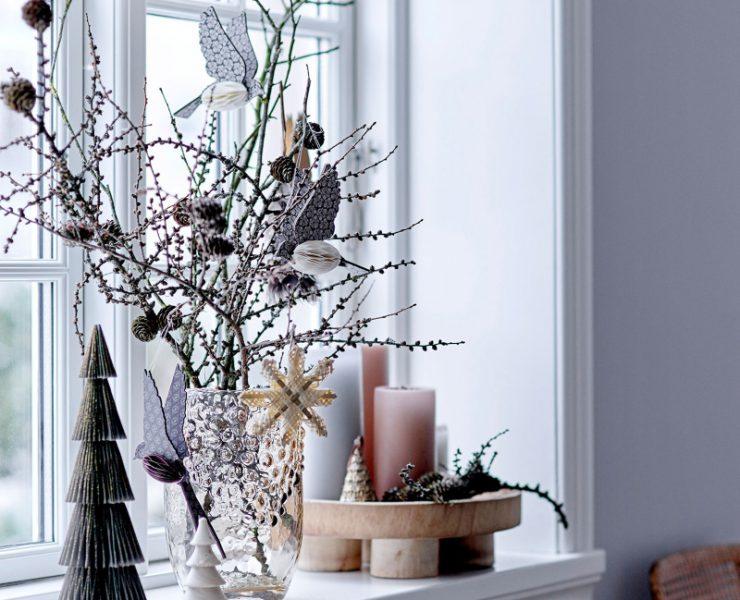 Fensterschmuck an Weihnachten - Bloomingville Baumschmuck Sterne 3er Set Ø 11,5 cm Hani
