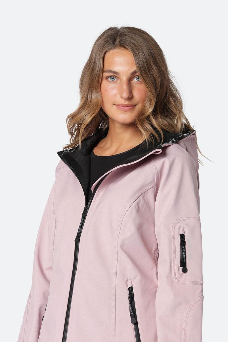 Ilse Jacobsen Damen Regenmantel kurz Soft Shell RAIN37 adobe rose