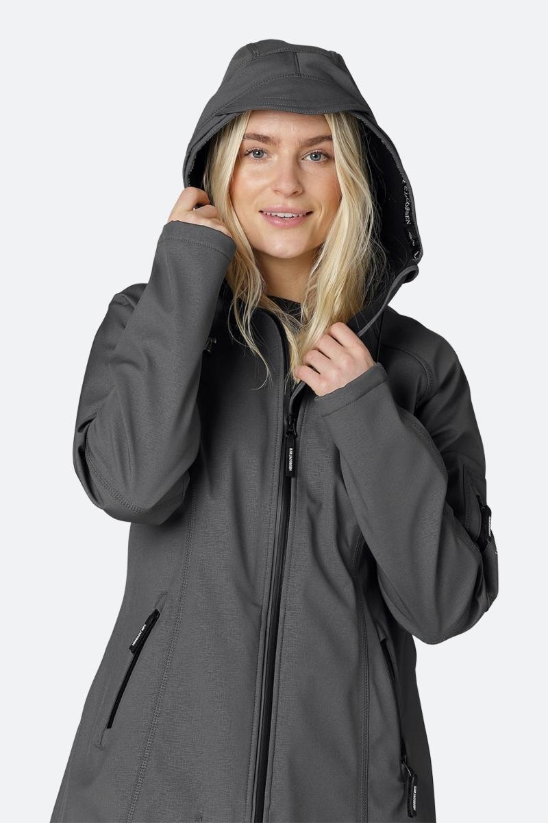 Ilse Jacobsen Damen Regenmantel kurz Soft Shell RAIN37