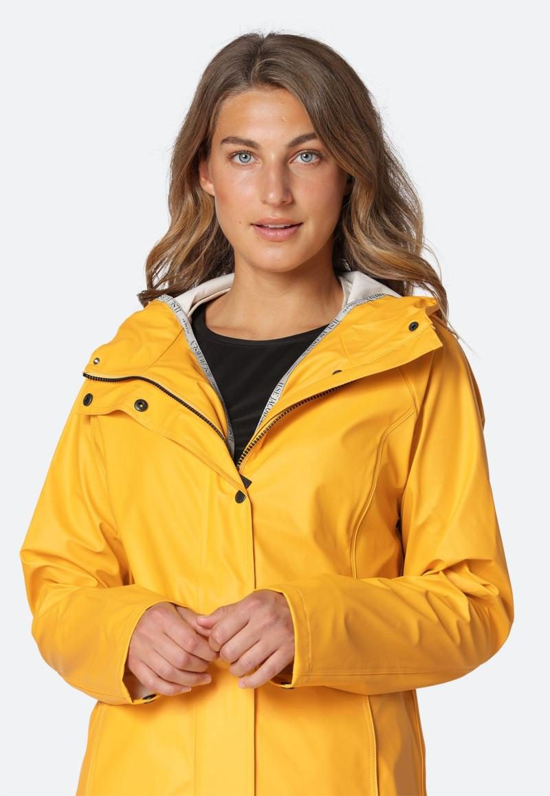 Ilse Jacobsen Damen Regenmantel kurz mit Kapuze RAIN87 rain-coats