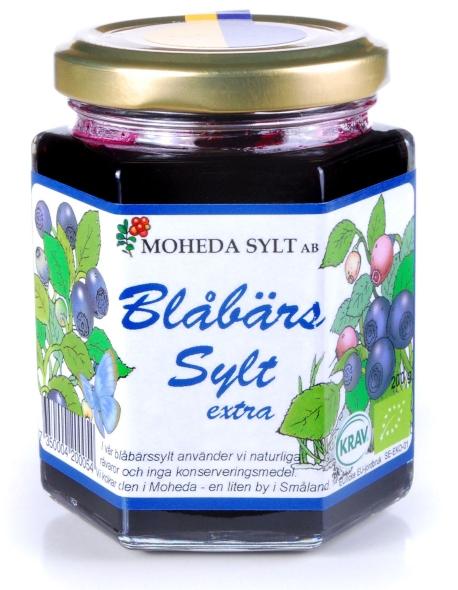 Moheda Bio Blaubeer Konfituere extra 200 g Schwedische Beeren