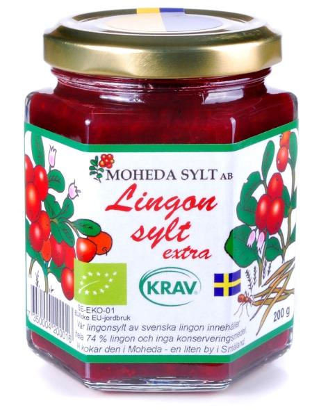 Moheda Bio Preiselbeeren Konfituere 200 g Schwedische Beeren