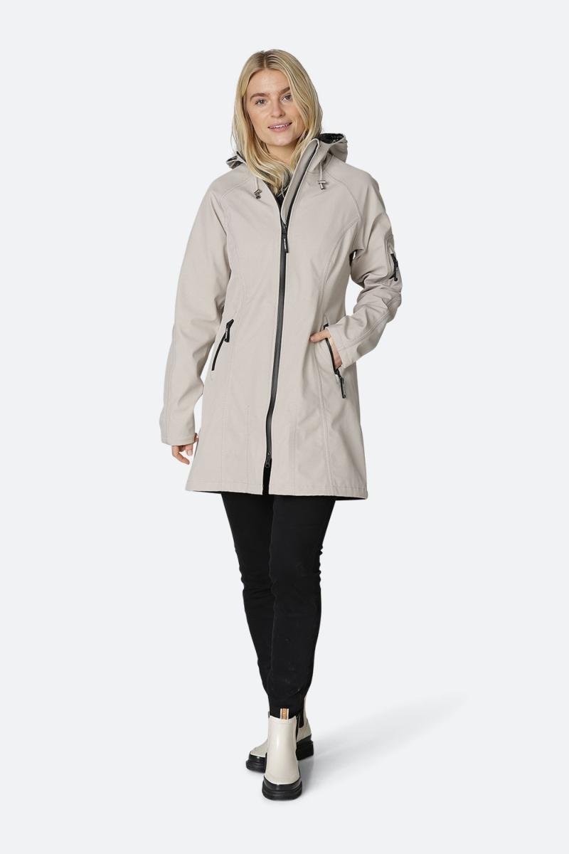 Ilse Jacobsen Damen Regenmantel kurz Soft Shell RAIN37