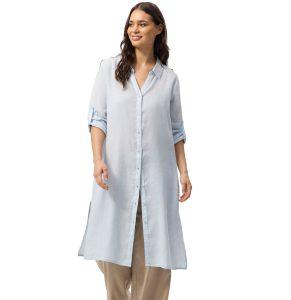 REDGREEN Damen Kleid mit 70% Leinen Donna 