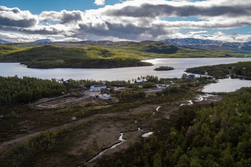 Lappland von oben