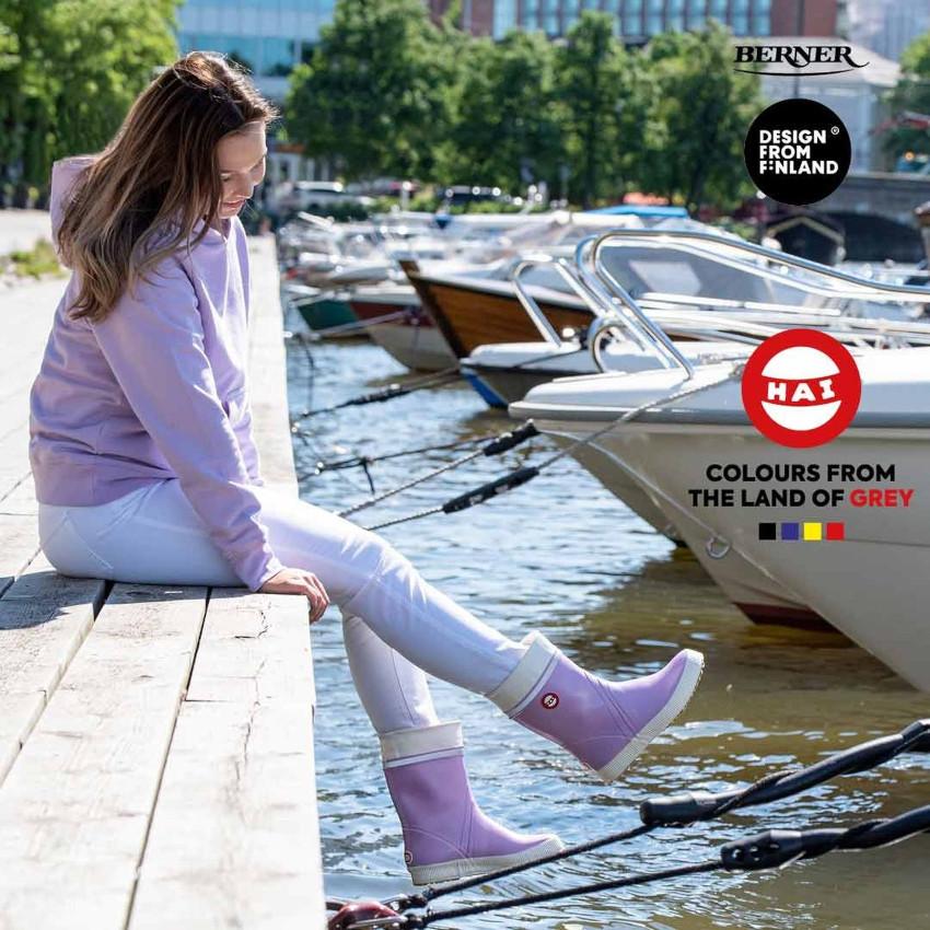 Nokian Footwear Unisex Gummistiefel Hai violett - Gummistiefelwetter