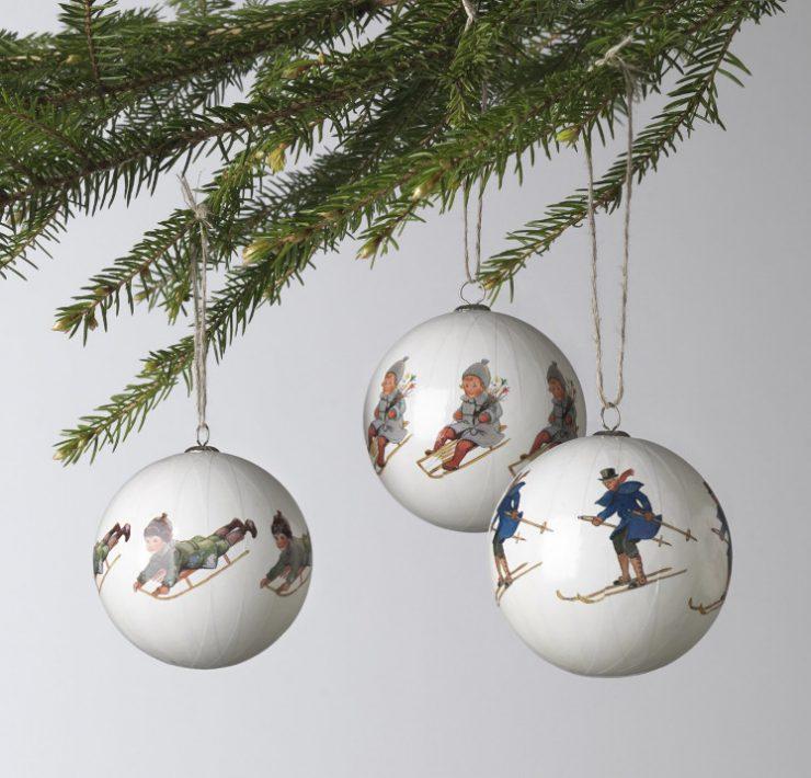 Design House Elsa Beskow Christbaumkugel 3 Stk. Onkel Blau & Co.