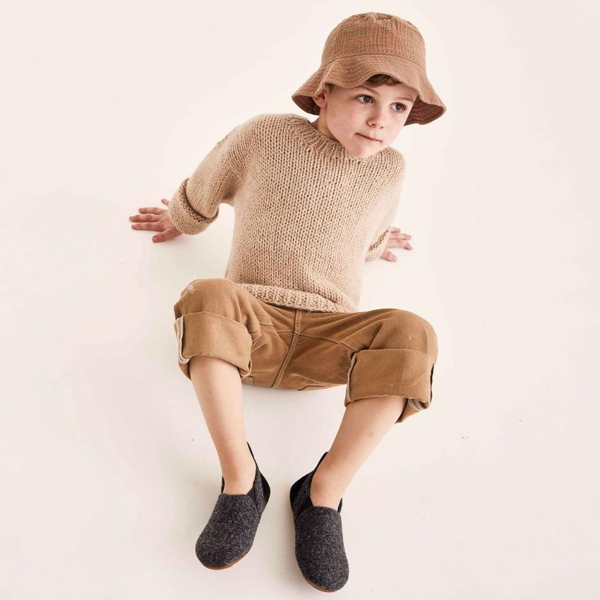  Bisgaard Unisex Kinder Filzhausschuh Wool Sailor