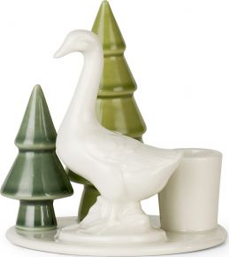 Dottir Nordic Design Wintergeschichten Kerzenständer Gans Höhe 10 cm