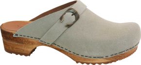 Sanita Damen Clogs Holz offen Hedi