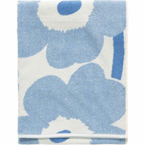 Marimekko Unikko Duschtuch (Oeko-Tex) 70x150 cm creme, himmelblau