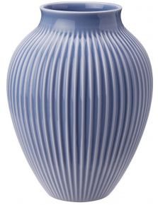 Knabstrup Keramik Vase Rillen Höhe 20 cm