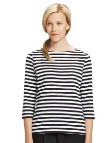 Marimekko Damen T-Shirt 3/4 Arm Jersey Tasaraita Ilma